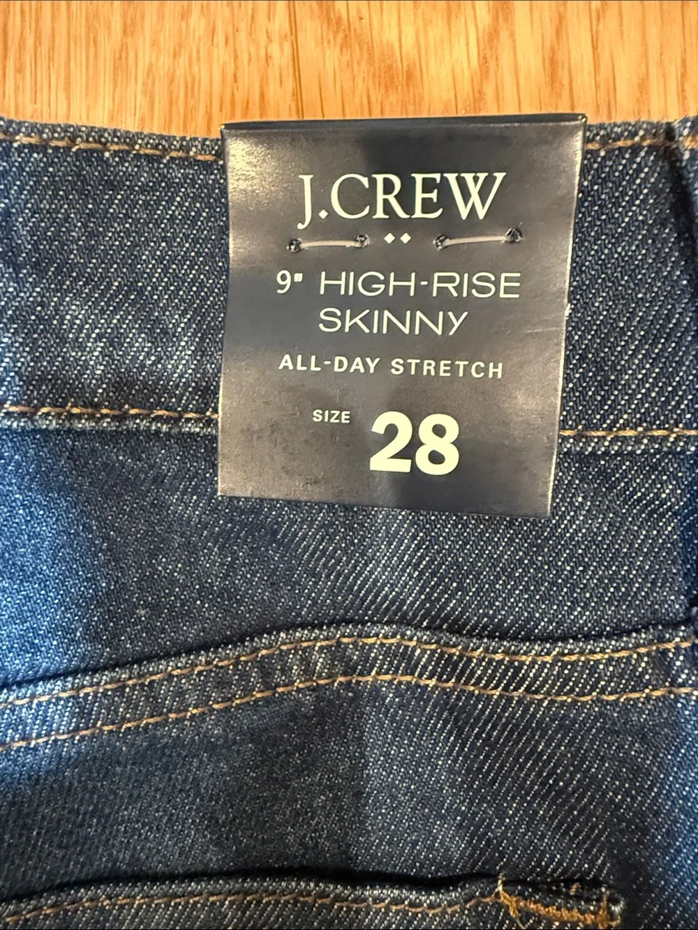 NWT J Crew Women’s High-Rise Dark Blue Skinny Jeans